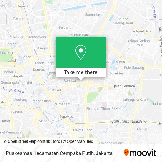 Puskesmas Kecamatan Cempaka Putih map
