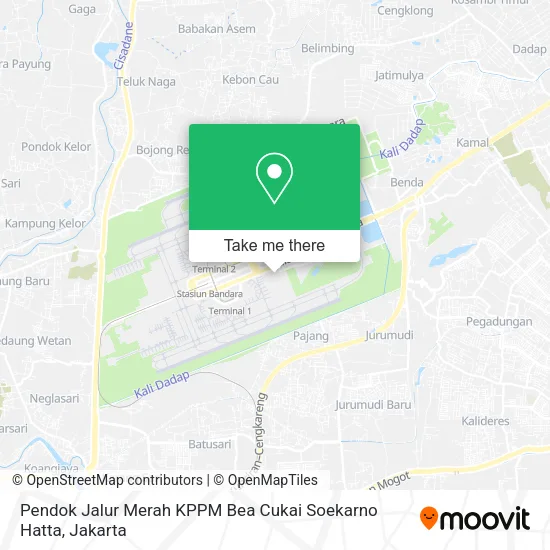 Pendok Jalur Merah KPPM Bea Cukai Soekarno Hatta map