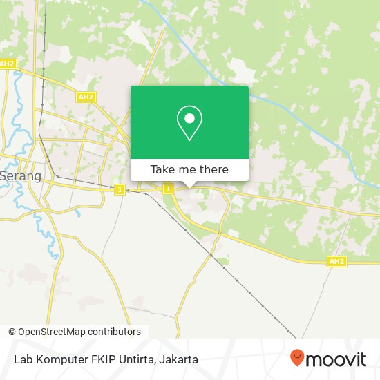 Lab Komputer FKIP Untirta map