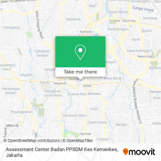 Assessment Center Badan PPSDM Kes Kemenkes map
