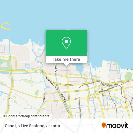 Cabe Ijo Live Seafood map