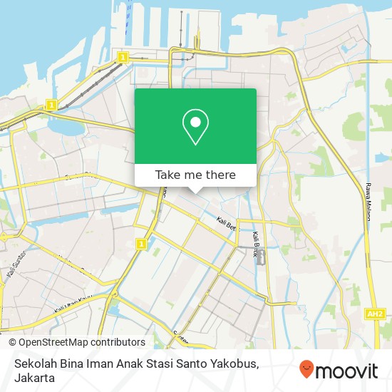 Sekolah Bina Iman Anak Stasi Santo Yakobus map