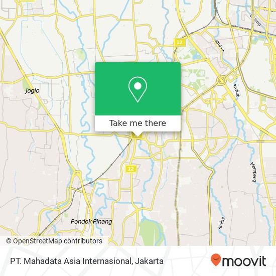 PT. Mahadata Asia Internasional map