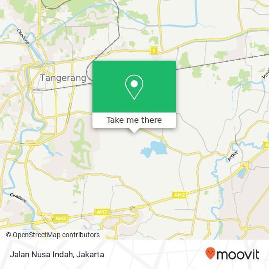 Jalan Nusa Indah map