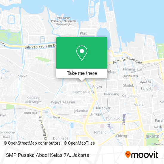 SMP Pusaka Abadi Kelas 7A map