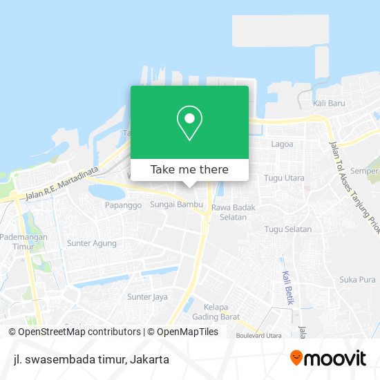 jl. swasembada timur map