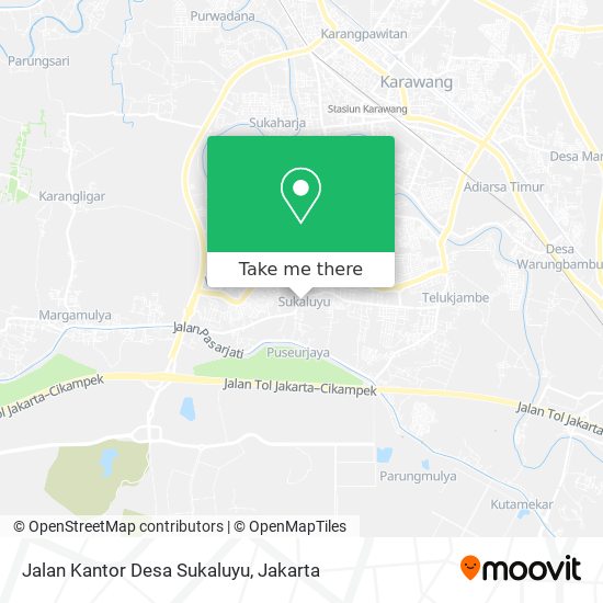 Jalan Kantor Desa Sukaluyu map