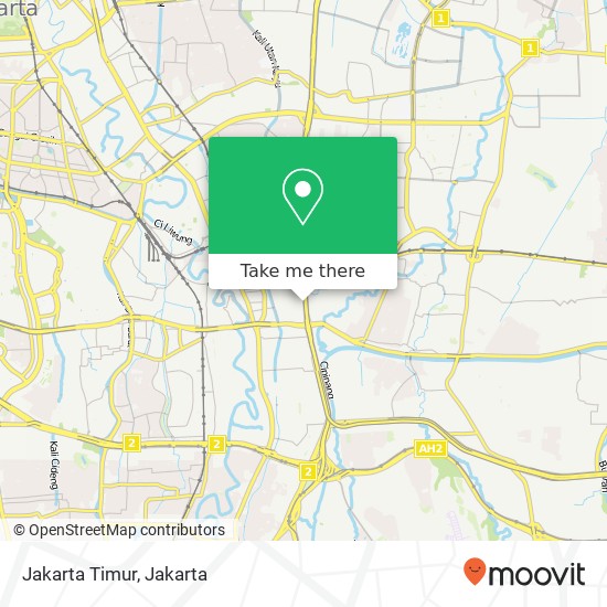 Jakarta Timur map