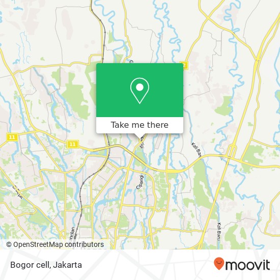 Bogor cell map
