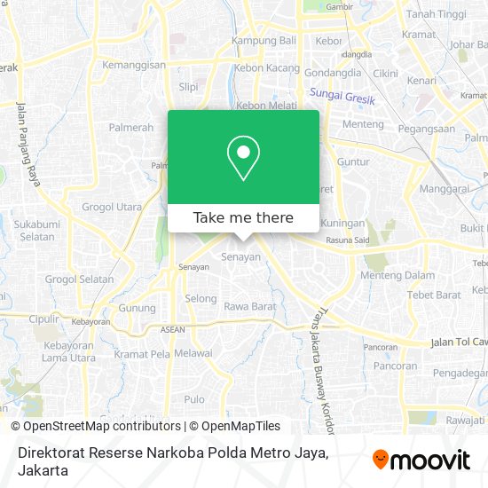 Direktorat Reserse Narkoba Polda Metro Jaya map