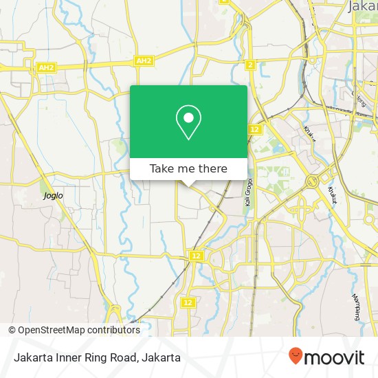 Jakarta Inner Ring Road map