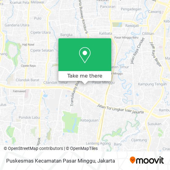Puskesmas Kecamatan Pasar Minggu map