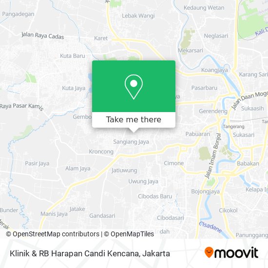 Klinik & RB Harapan Candi Kencana map