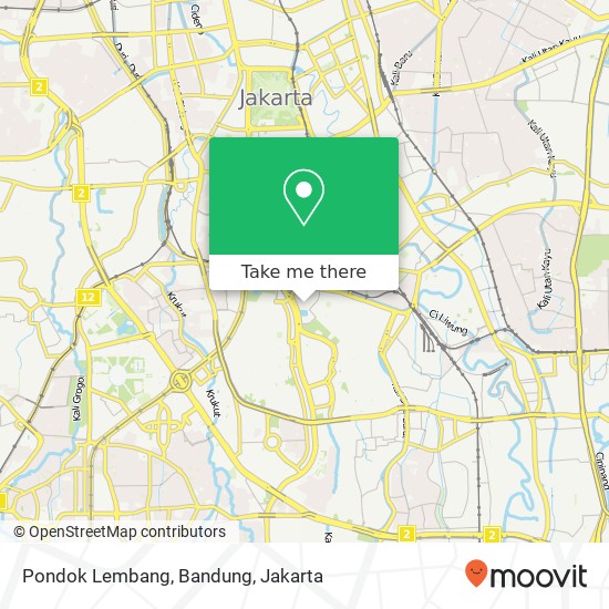 Pondok Lembang, Bandung map