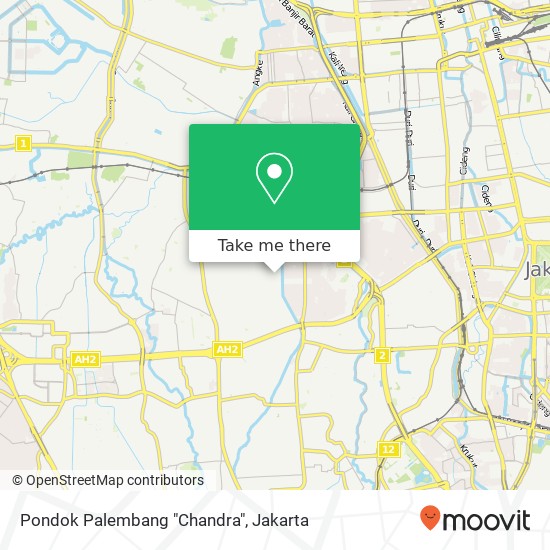 Pondok Palembang "Chandra" map