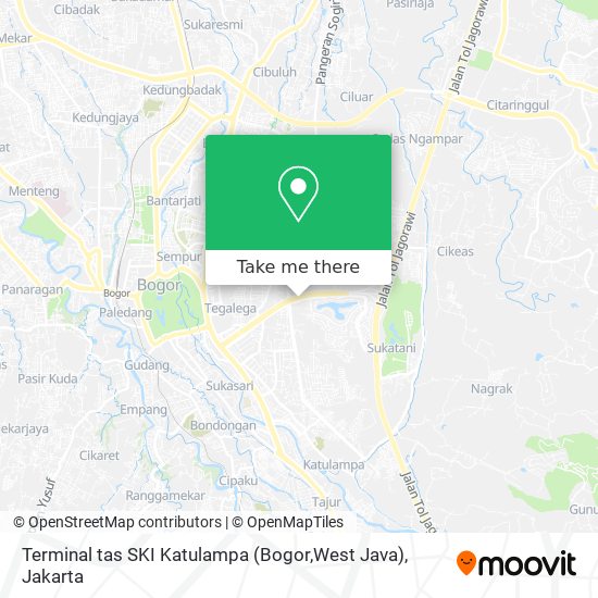 Terminal tas SKI Katulampa (Bogor,West Java) map