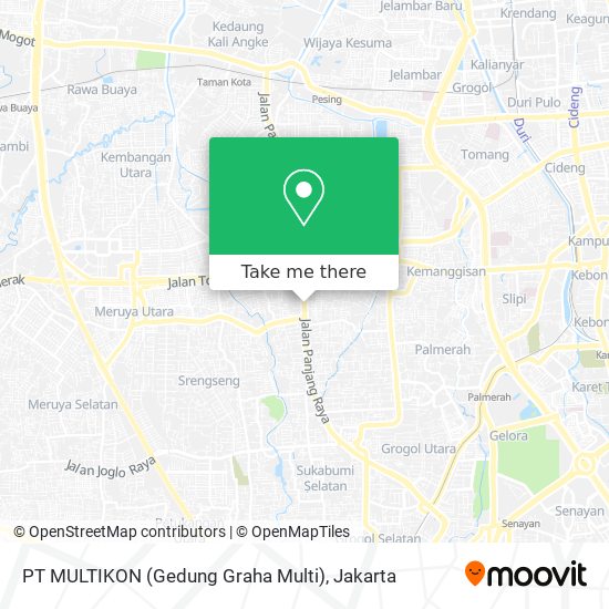 PT MULTIKON (Gedung Graha Multi) map