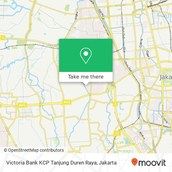 Victoria Bank KCP Tanjung Duren Raya map