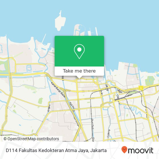 D114 Fakultas Kedokteran Atma Jaya map