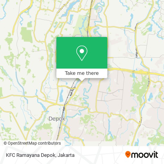 KFC Ramayana Depok map
