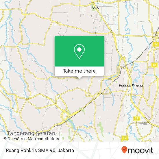 Ruang Rohkris SMA 90 map