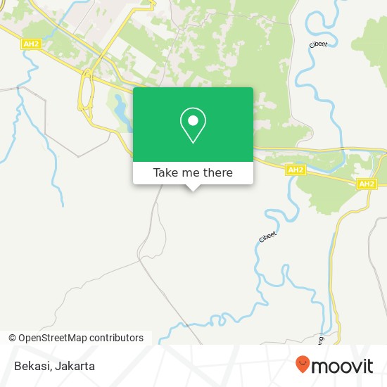 Bekasi map