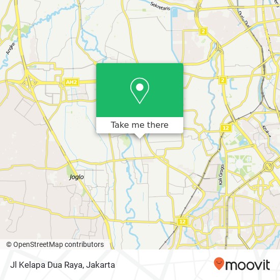 Jl Kelapa Dua Raya map