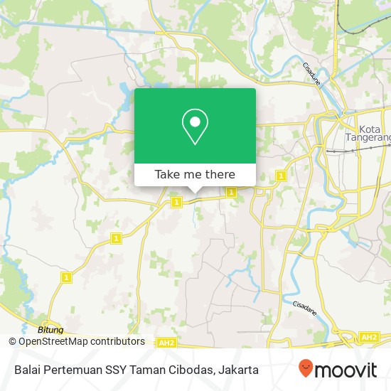 Balai Pertemuan SSY Taman Cibodas map