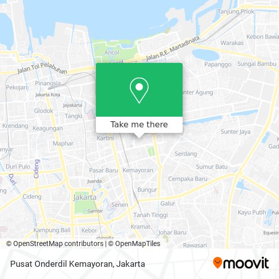 Pusat Onderdil Kemayoran map