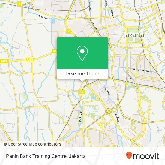 Panin Bank Training Centre map