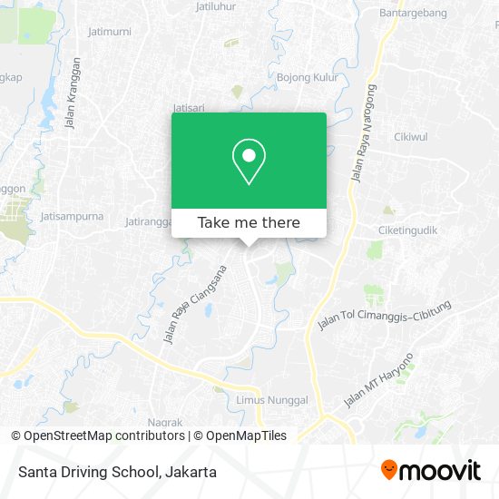 Santa Driving School map