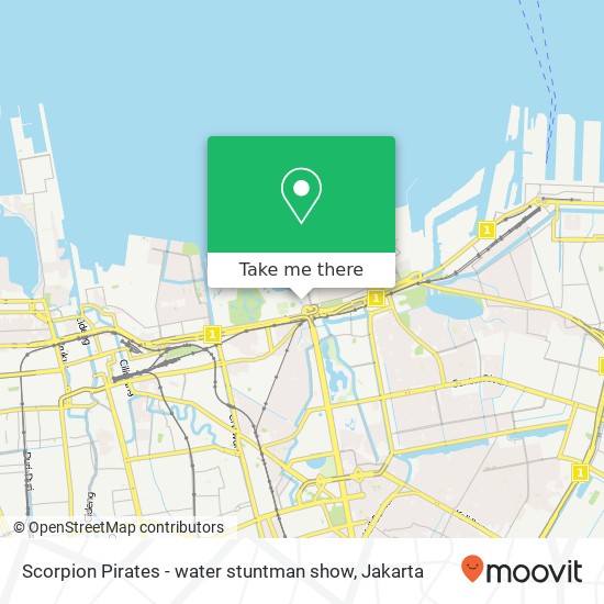 Scorpion Pirates - water stuntman show map