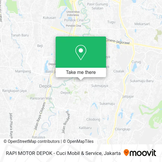 RAPI MOTOR DEPOK - Cuci Mobil & Service map