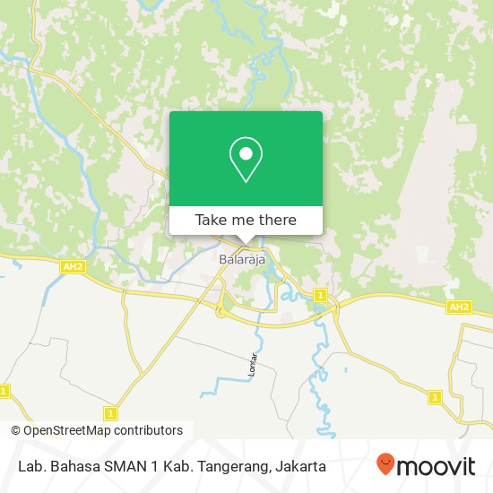 Lab. Bahasa SMAN 1 Kab. Tangerang map