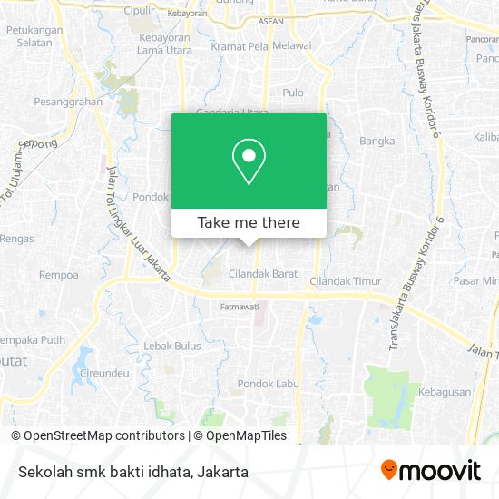 Sekolah smk  bakti idhata map