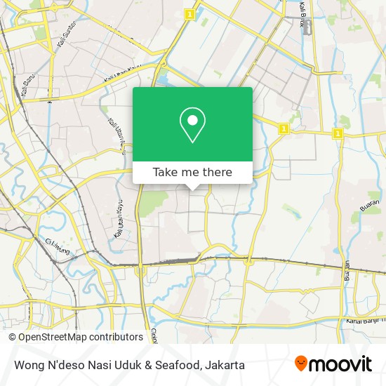 Wong N'deso Nasi Uduk & Seafood map