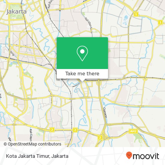 Kota Jakarta Timur map