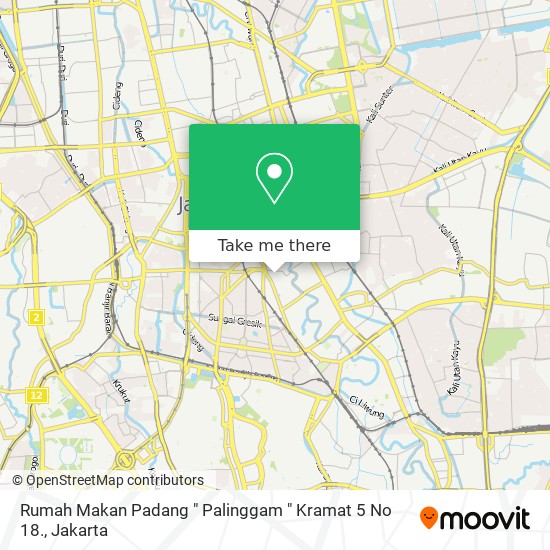 Rumah Makan Padang " Palinggam " Kramat 5 No 18. map