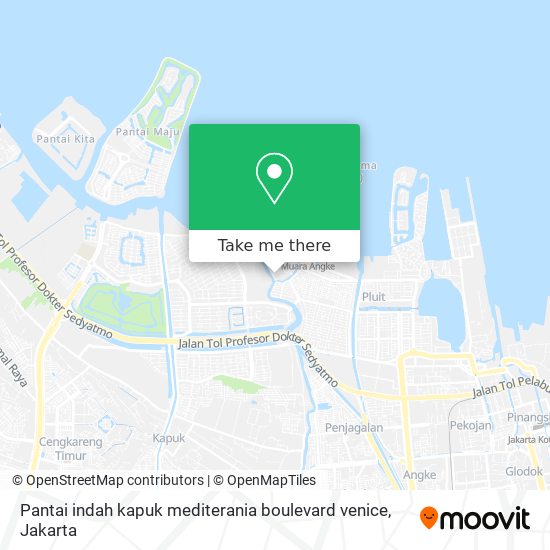 Pantai indah kapuk mediterania boulevard venice map