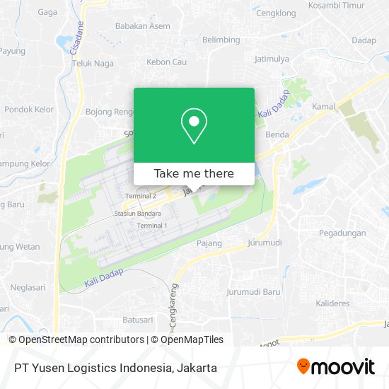 PT Yusen Logistics Indonesia map
