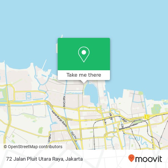 72 Jalan Pluit Utara Raya map