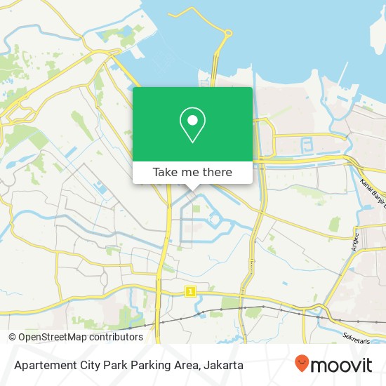 Apartement City Park Parking Area map