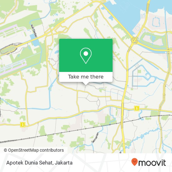 Apotek Dunia Sehat map