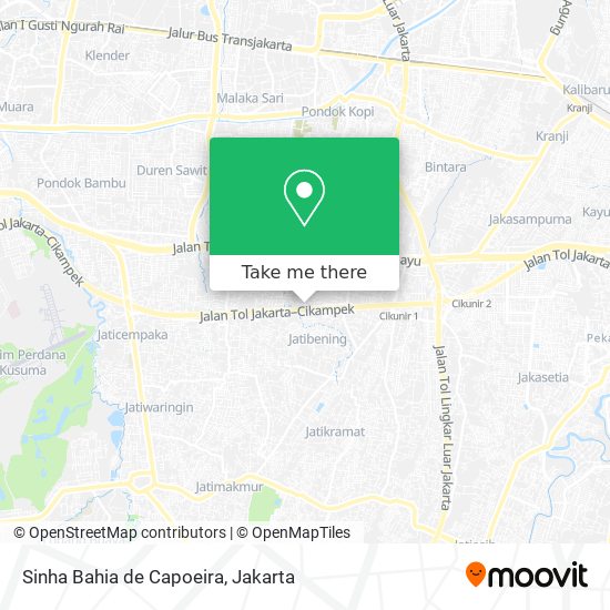 Sinha Bahia de Capoeira map