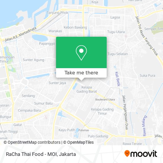 RaCha Thai Food - MOI map
