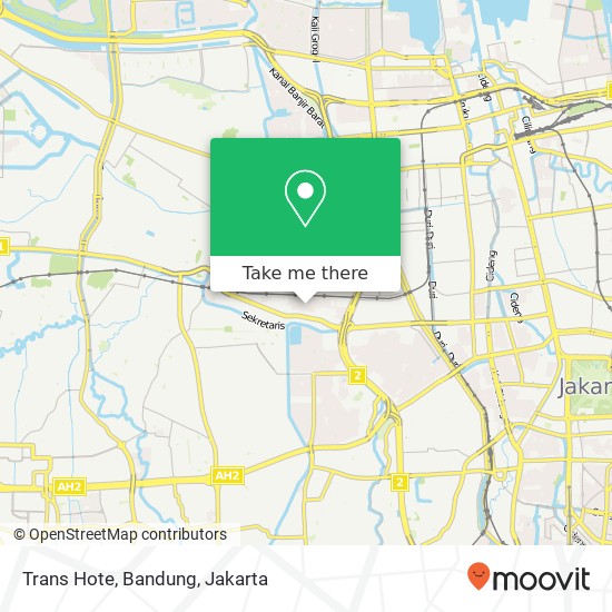 Trans Hote, Bandung map