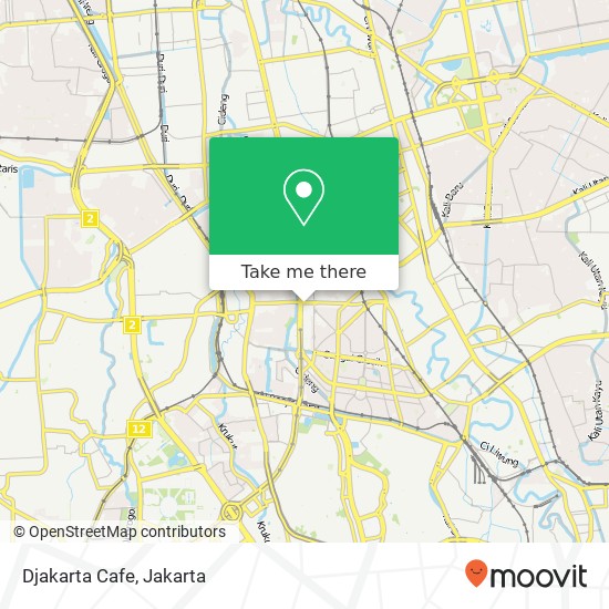Djakarta Cafe map