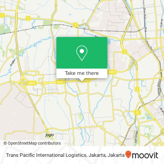 Trans Pacific International Logistics, Jakarta map