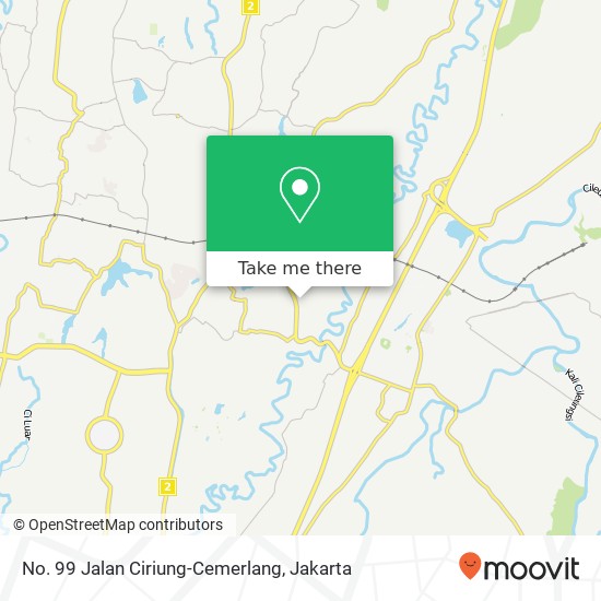 No. 99 Jalan Ciriung-Cemerlang map