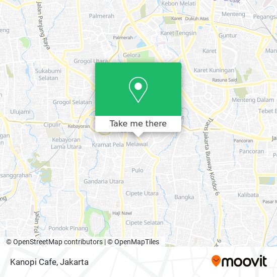 Kanopi Cafe map